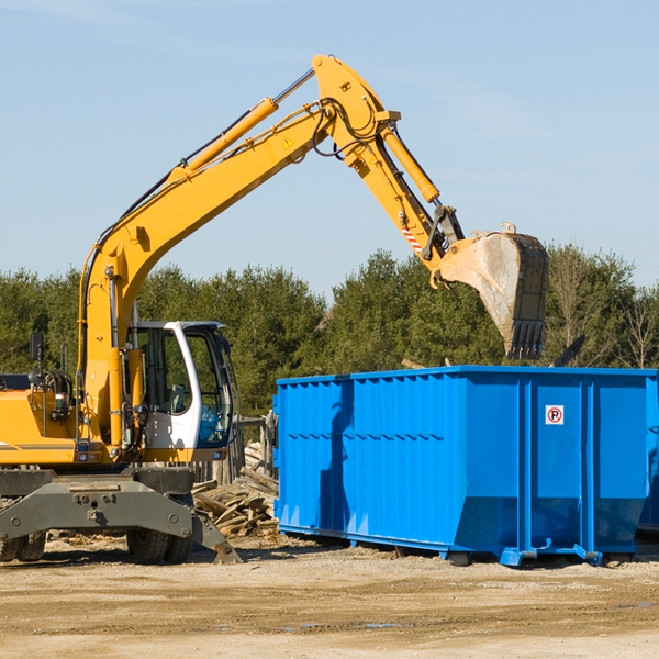 what size residential dumpster rentals are available in Wallace NE